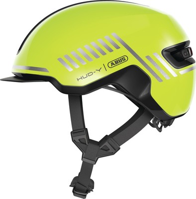 Abus HUD-Y City Fahrradhelm signal-yellow
