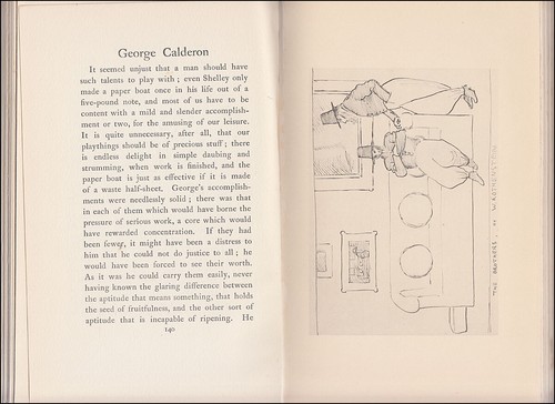 Lubbock GEORGE CALDERON - A SKETCH From MEMORY Author 1868-1915 KILLED GALLIPOLI - Picture 11 of 12