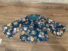 Show Me Your MuMu Floral Tunic Top ~ Bell Sleeve ~ Tassels ~ M