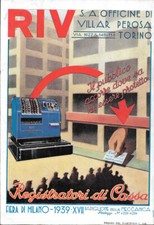 RIV registratori di cassa / CGS istrumenti di misura -  Advertising 1939