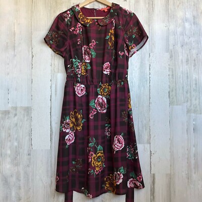 modcloth burgundy dress Call My Lover Lace Slip Mini Dress | Brown Polka Dot | Womens main image 0