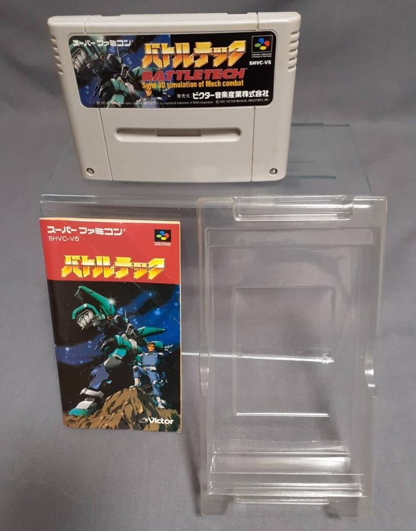 Super Famicom Battletech (MechWarrior SNES) Japan Version
