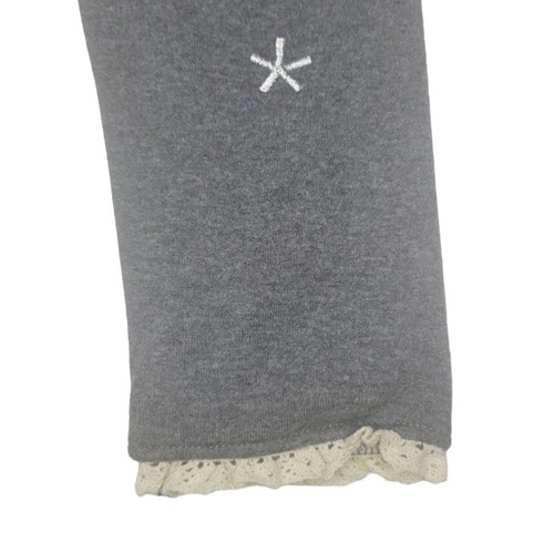Gove Girl's Winter Grey Soft Fleece Lined Rabbit Leggings Size 130 Brand New - Picture 6 of 7