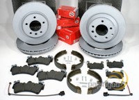 Zimmermann Bremsscheiben Handbremse ZubehöR Satz Vorne Hinten FüR Audi Q7 [4L]