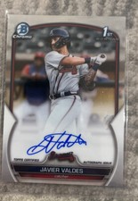 2023 Bowman Chrome 1st Javier Valdes Auto
