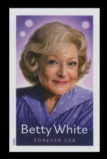US #5976a Betty White Imperf Single NDC no die cuts