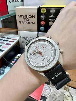 新品未使用OmegaMoonswatch Mission to Jupiter NEW x Omega Moon swatch Mission To The Jupiter Watch - with