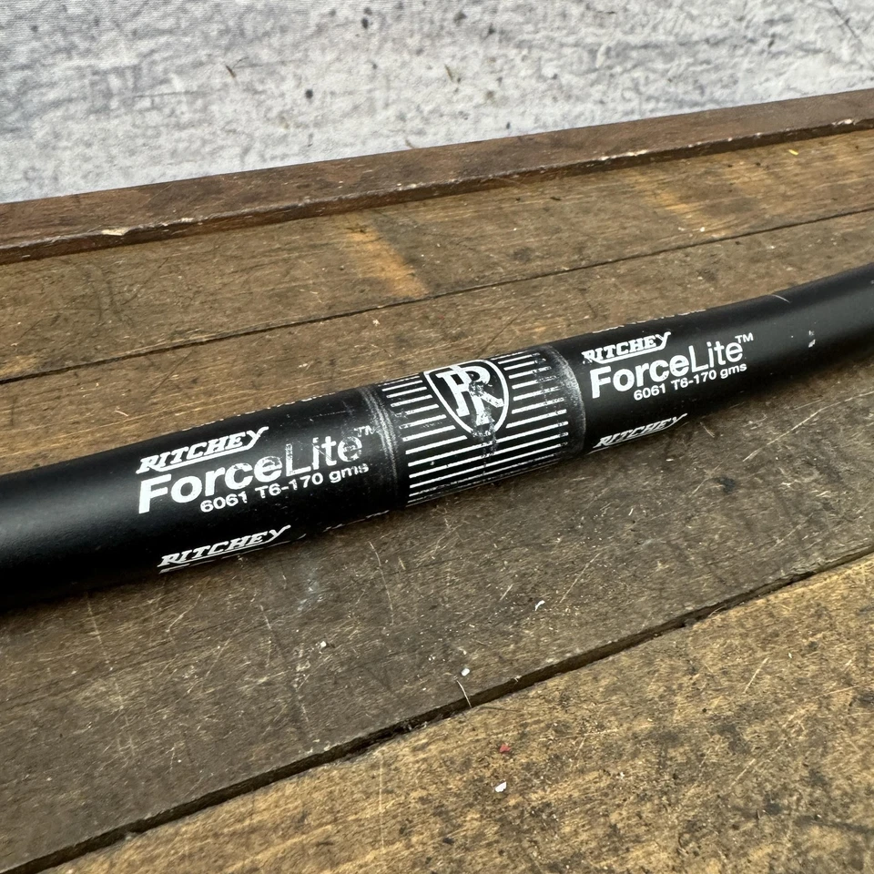 Ritchey Force Lite 6061 T6 合金平把 25.4 夹黑色山地车复古 — 第 2/4 张图片