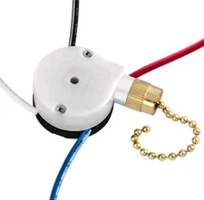 With 4 Pre-Installed Wires Ceiling Fan Switch 3 Speed 4 Wire Ze-208S Zing Ear