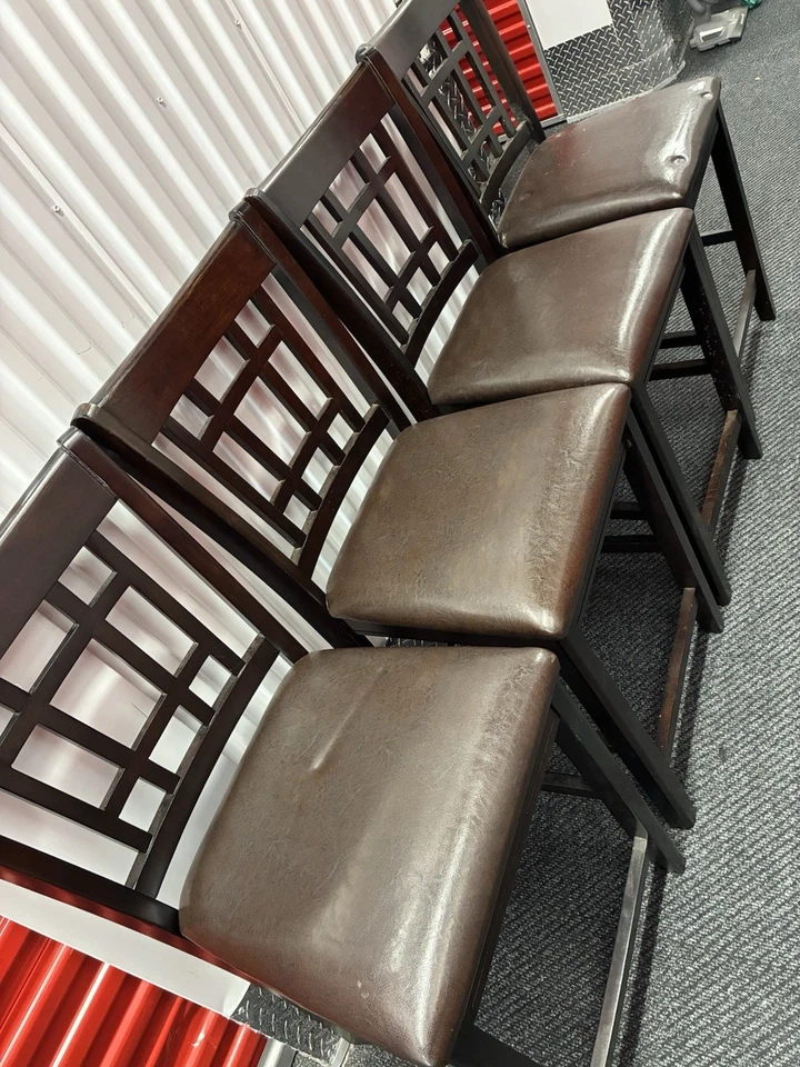 Набор из 5 деревянных столешниц Coaster Lavon высота столовой эспрессо и коричневый - Изображение 3 из 4