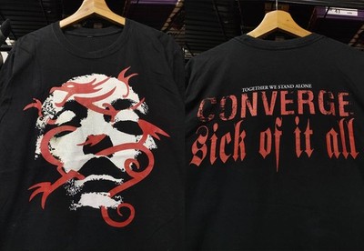 New Popular Converge x Sick of it all Together We Stand Alone  Cotton  TK401