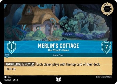 Merlin's Cottage - The Wizard's Home ~170/204~English~NM~Shimmering Skies~LOR