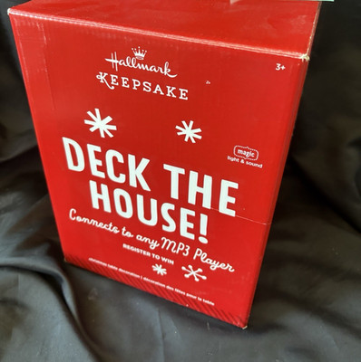 2014 Hallmark Keepsake Deck the House Tabletop MP3 Player Light Show - Retired