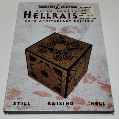 Hellraiser 20th Anniversary Edition (DVD 1997) Clive Barker w/slipcover Horror