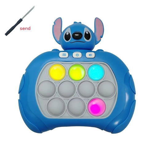 Cartoon Stitch Quick Push Spielkonsole Presse Musik Herausforderung Spiel Stressabbau - Bild 17 von 26