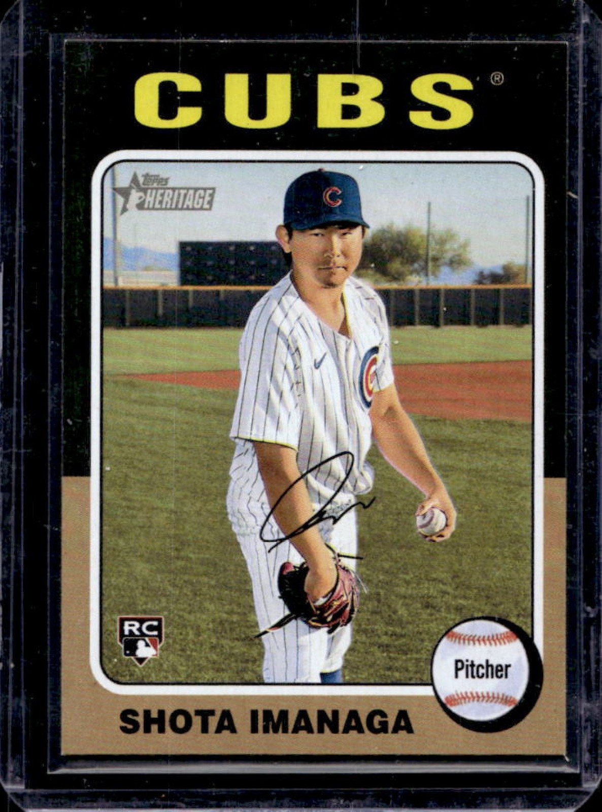 2024 Topps Heritage High Number Shota Imanaga RC Rookie #564 Cubs
