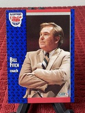 1991-92 Fleer Bill Fitch Coach New Jersey Nets #132