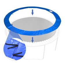 12' FT Round Trampoline Safety Pad Replacement EPE Foam Blue Spring Frame Cover