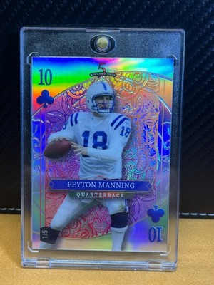 2026 Wild Card Peyton Manning 1/5 5 Card Draw Stacked Deck