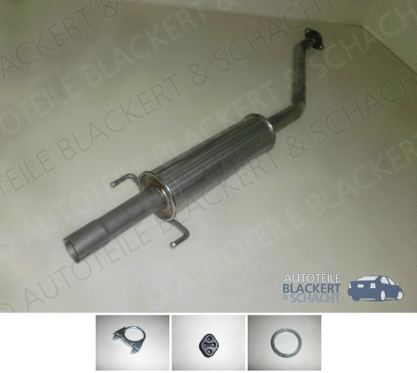 Auspuff Mitteltopf + Anbauteile für Toyota Avensis 2.4 2003-2008-image