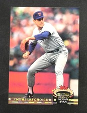 1992 TOPPS STADIUM CLUB NOLAN RYAN MEMBERS CHOICE Baseball Card #605
