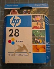 Genuine HP 28 Tri Color Ink Cartridge C8728AN New Sealed OEM