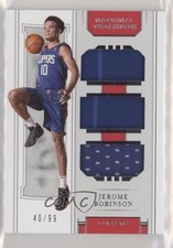 2018 Panini National Treasures Rookie Triple Materials 40/99 Jerome Robinson 3p7