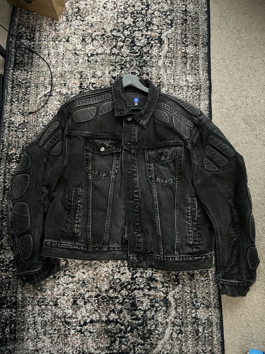 Balenciaga Yeezy x Gap Padded Denim Jacket Black, Size M | eBay