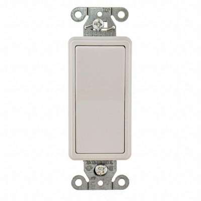 HUBBELL DS320W Wall Switch,White,20 A;Back; Side,3-Way 5Z792