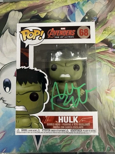 Funko Pop! #68 Avengers Age Of Ultron Hulk Signed By Mark Ruffalo JSA
