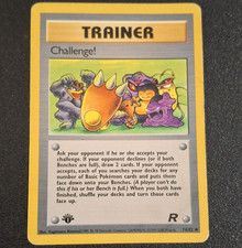 Pokemon TCG Challenge! Team Rocket 1st Edition 74/82 Rare Regular English 1999 on eBay
