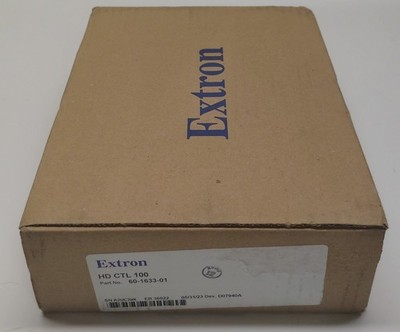 New Extron HD CTL 100 Workspace Automation Controller 60-1633-01 Factory Sealed 