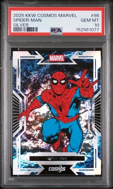 2025 KAKAWOW MARVEL COSMOS SPIDER-MAN SILVER #96 PSA 10