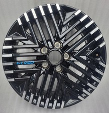 1x Alufelge 17 Zoll 6.5" 5x114.3 45ET Glanz Schwarz 6WK6B R88765 Nissan Pulsar