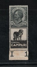 1924 Italy Kingdom, Advertising # 3, 15 Cent Cordial Campari - MNH**