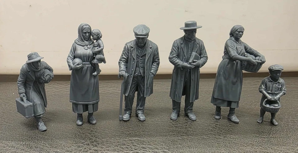 Peddinghaus 3D-Druck 1/72 72F439 WWI Zivilisten