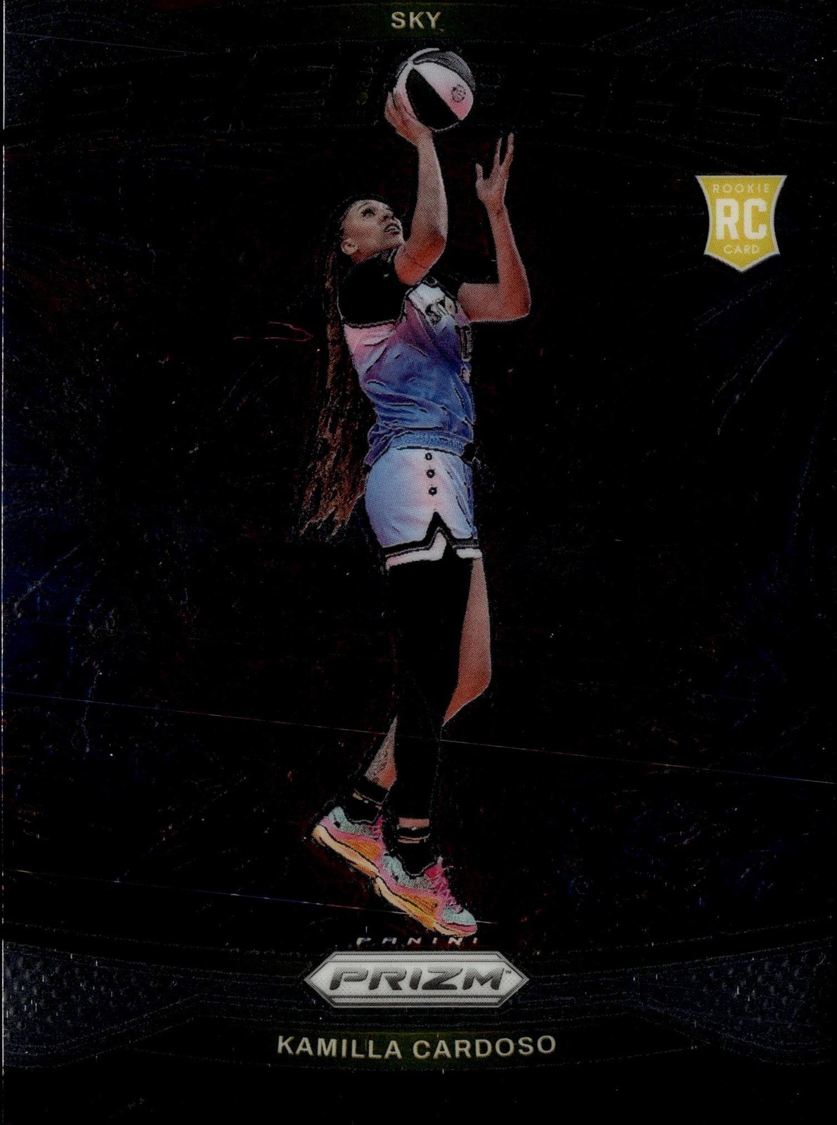 2024 Panini Prizm WNBA Fireworks Kamilla Cardoso Rookie Card #4