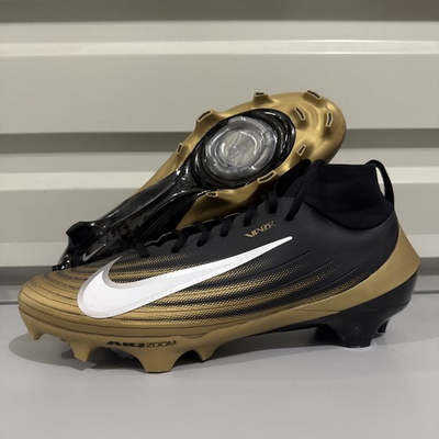#ad Nike Vapor Pro 1 Football Cleats Men#x27;s Size 11.5 Black Gold FB3298 003 $74.95
