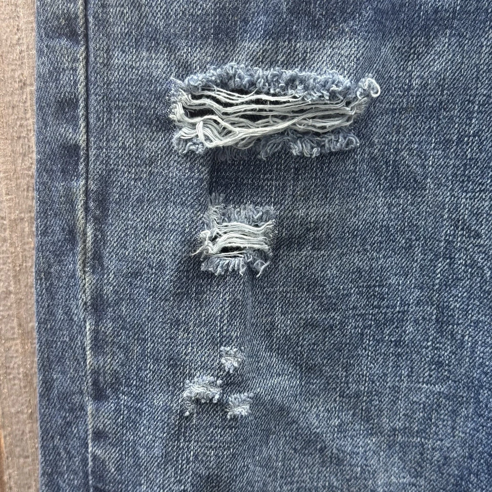 Pantalones de mezclilla Hollister para hombre 34x34 desgastados 100 % algodón Foto 4 de 4