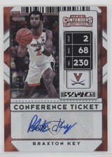 2020 Contenders Draft Picks Sticker Conference Ticket 8/99 Braxton Key Auto 7m3