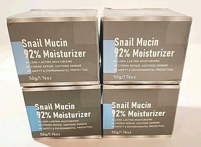 LOT OF 4 Snail Mucin 92% Anti-Aging Face Cream 1.7 oz K-Beauty Korean Skincare