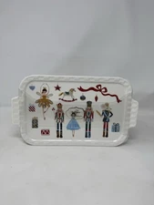 Grace’s Pantry Nutcracker Casserole Dish 2.5 Qt Christmas Bakeware holiday Xmas