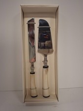 Bridal 2 Piece Cake knife and server set NEW IN BOX