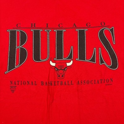 Vintage 90s Signal Sport Chicago Bulls NBA Tank Top Mens Large Red 