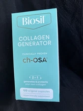 Natural Factors Biosil Collagen Generator 120 Capsules Ch-osa Hair Skin Nails