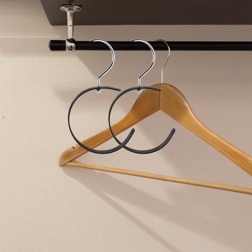 2 Pcs Gürtelhalter Dekorativer Wandhaken Kleiderbügel Für Kleiderschränke - Bild 2 von 12