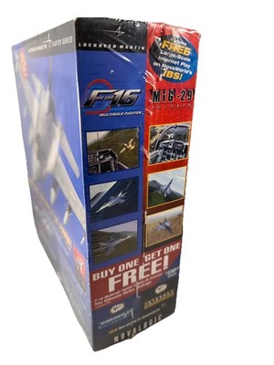 Novalogic F-16 Multirole Fighter & Mig-29 Fulcrum PC 1999 Games 2 Pack New