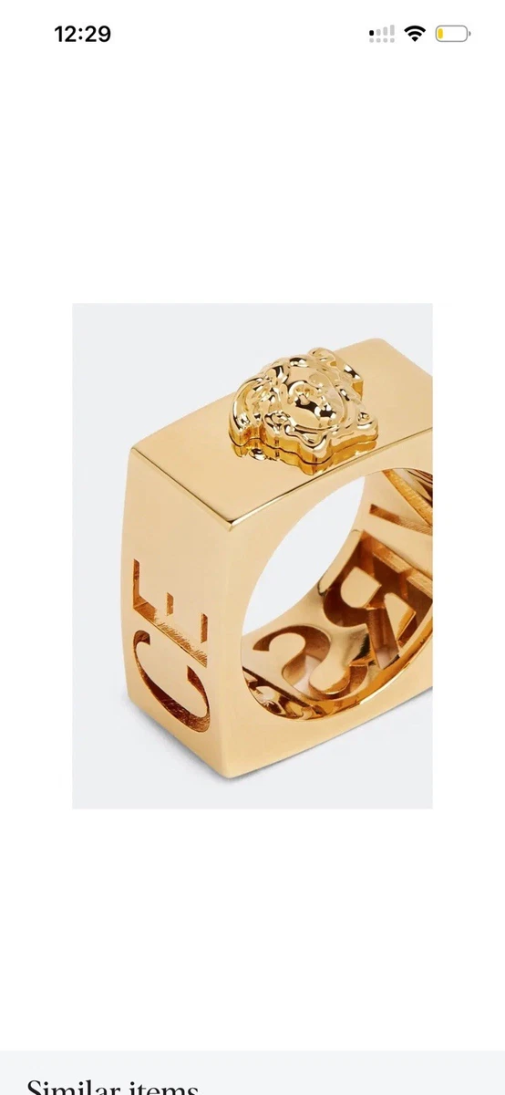 Versace Gold Rings for Men for sale | eBay