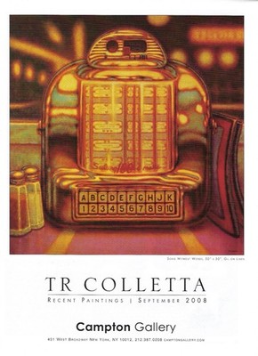 TR COLLETTA  Song Without Words  Art Gallery Exhibit 2008 Print Ad