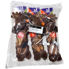 3 Pack Vibrant Life Tough Buddy Camo Moose Dog Toy Durable Plush Squeaky Chew